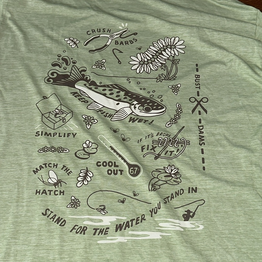 Patagonia Women’s Capilene Cool Fly Fishing Long Sleeve Tee, XL - Picture 4 of 4